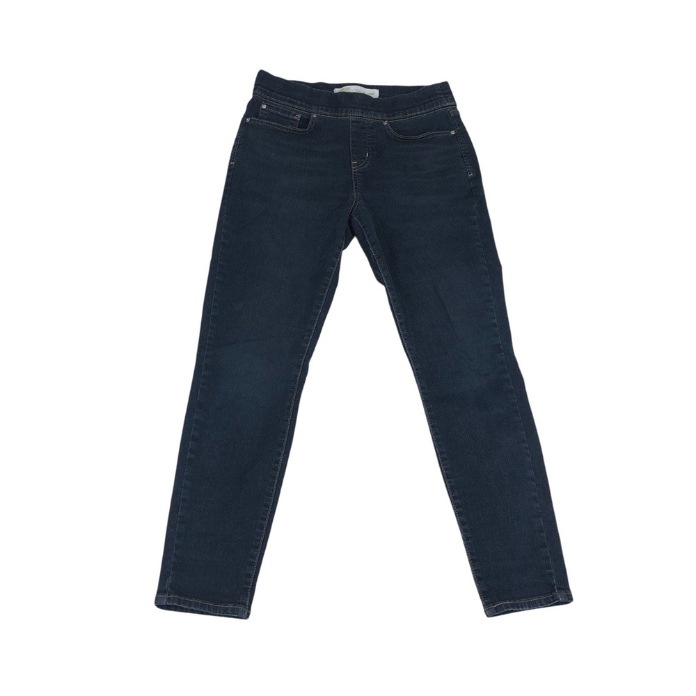 Signature Levi Strauss Gold Totally Shaping Pull-On Skinny Jeans Dark Wash 10S